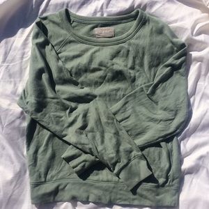 Lightweight French terry pull over